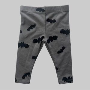 Cat & Jack Gray Bat Leggings  0-3M